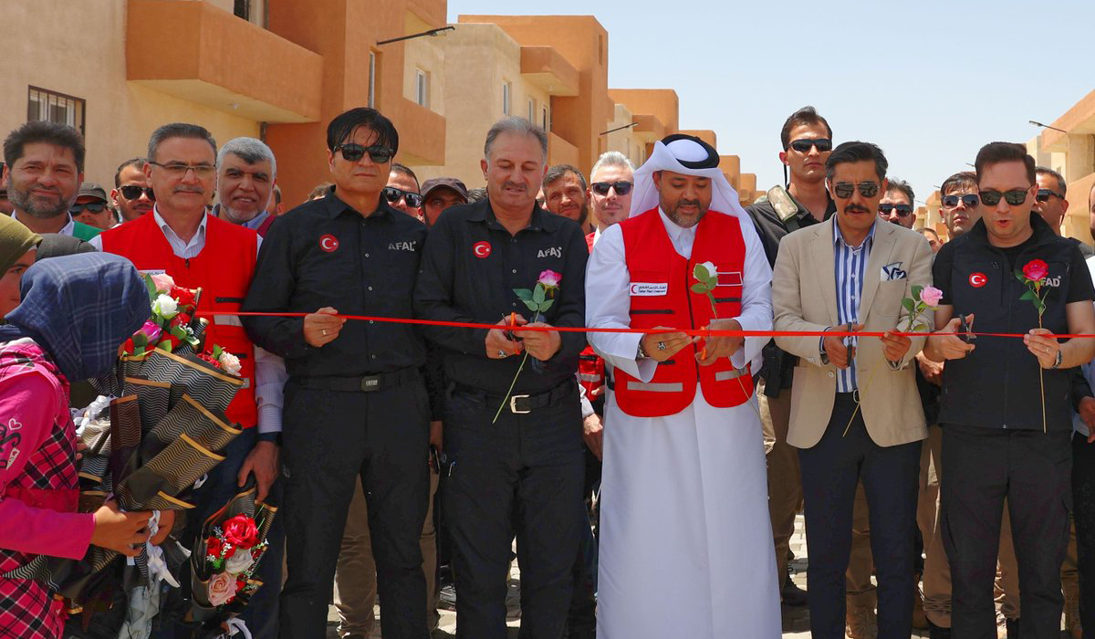 QRCS Opens Humanity First Residential Village in Northern Syria